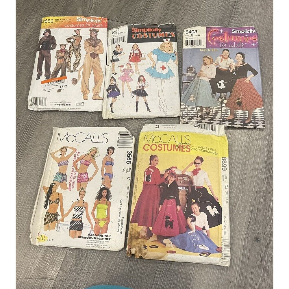 sewing patterns Ladies Swimsuit and Costumes Simplicity